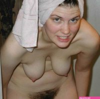 naked girl hairy pussy