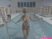 lystra adams shows off her tits while filming scenes for the real housewives of cheshire
