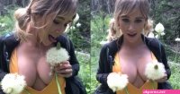 sara underwood shows her tits for her fans