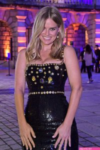 alice eve flaunts nice cleavage at the royal academy of arts summer exhibition preview party