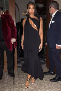 kat graham showcases her nice cleavage at the 27th amfar gala in cannes
