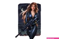 black widow boobs