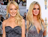 linsay lohan boobs