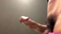 Big Balls Lightskin BBC Jerking off in Public Restroom, uploaded by ullant