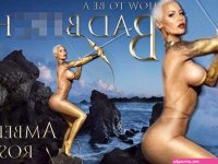Amber Rose appears as a naked Greek goddess on cover of forthcoming book  How To Be A Bad B***h