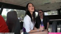 The Bang Bus crew picks up a beautiful Latina watch free porn video HD XXX at tPorn.xxx