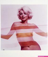 MARILYN MONROE 1962-1990s NUDE COLOR PHOTOGRAPH BY BERT STERN
