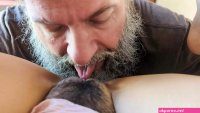 Mature Gringo Licks Eats Savors Sweet Mexican Pussy
