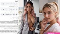 Hyper porn where AI creates fictional women sexy photos stories and even audio