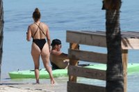 Sexy MILF Jennifer Lopez Shows Her Giant Butt in a Revealing Swimsuit