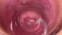 The hottest pussy spreading and internal camera in Mias creamy vagina