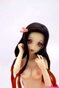 Demon Slayer: Kimetsu no Yaiba Nezuko Kamado flat chested 16 naked an