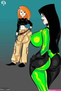 Futa Kim vs Shego porn comic