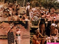 The dance of a young virgins on a Bali