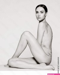 Elegant naked lady Stock Photo