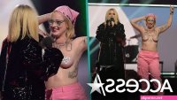 Avril Lavigne Confronts Topless Protester At Juno Awards