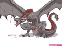 HellzRain on X: Drogon GameofThrones hentai eechi porn yiff nsfw feral anthro furry r34 Rule34 cum art draw