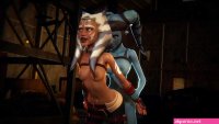 Ahsoka Tano gets creampied by Futa Aayla Secura