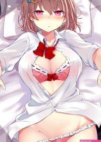 chiune yachi bra cameltoe cleavage open shirt pantsu panty pull seifuku