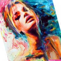 Giraffe DIY Digital Oil Painting By Numbers Kit Hand Paint on Canvas Craft Decor