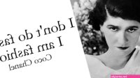 Happy birthday Coco Chanel
