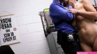 Horny Cop Fucks The Wife In-front Of Her Husband Stepson