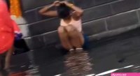 Indian girl nude bathing in ganga and changing spy.