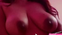 Desi Hot Chubby Arab Indian Aunty Playing wit her Big Boobs