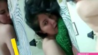 Horny Pakistani girlfriend fucking pillow and moaning sensually