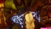 Nightborne Used as Sex Toy for Orc in Wow: Emissary Full HD