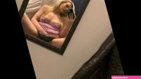 Masturbating in front of a mirror