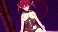 Houshou Marine and Oozora Subaru intense sex.