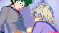 Mitsuki Bakugo rides Dekus cock until he nuts in her
