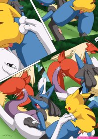 blazikenlucariomewtwopikachu