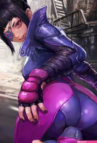 han juri street fighter and 1 more drawn by miche