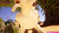 Incredible sexy furry girl is fucked outdoors by a lucky guy with a big cock so she cums very hard i