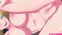 Dragon Ball Z Android 18 Sucks Some Cock And Gets Her Little Pussy Creampied