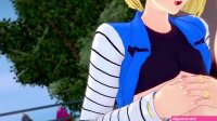 Android 18 of dragon ball having sex in pov