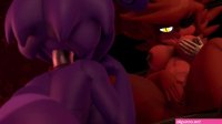 Fexa is uncomfortable when Bonfie looks at her while she is loving herself pleasure