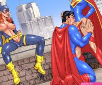 Supergirl Batgirl x Superman Futadom DC Comics