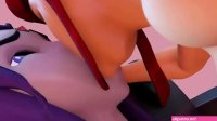 Raven Fucks Starfires Wet Pussy With Her Futa Dick 3D Animation