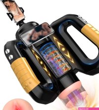 : Male Masturbator Sex Toy Blowjob Machine for Men 10 Thrusting 10 Rotating Modes Male Stroker with Pocket Pussy Holder Automatic Male Masterburbater Adult Sex Toys for Men : Health