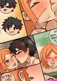 Lovey Dovey Honeymoon comic porn