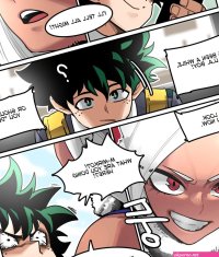 Hello Deku meets Mirko on a Train and Fucks...