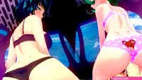 Tatsumaki and Fubukis Asses Gives you the Perfect View to Creampie Too Early