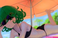 anonimous31 one punch man saitama tatsumaki one punch man bikini megane swimsuits
