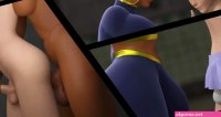 Futa Pharah Fucking And Jerking off Tracer X3D