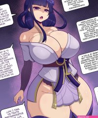 Shogun Raiden!! Genshin Impact comic porn