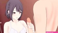 Ena Shinonome and I have intense sex in the restroom.