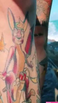 See this tattooed blonde bombshell with cute dreadlocks flaunt her juicy ass in raunchy leaks? Exclusively from OnlyFans loverboys. Share the lust!